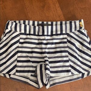 Nautical striped shorts